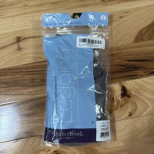 Gray maternity compression leggings